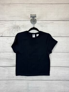 Old Navy Plus Size Black Exhale Seamless Fitted Ribbed Short Sleeve Top Size 3X